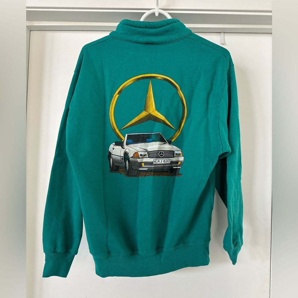 Mercedes Benz Quarter Zip Sweatshirt